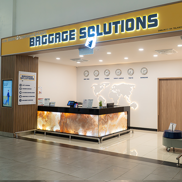 Baggage Solutions L1 counter at Gateway @ KLIA2